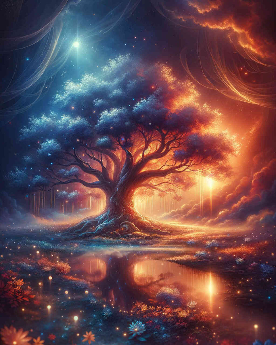 Paint by Numbers - Enchanting tree