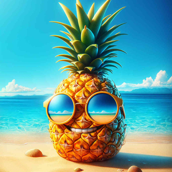 Paint by Numbers - Pineapple takes a vacation