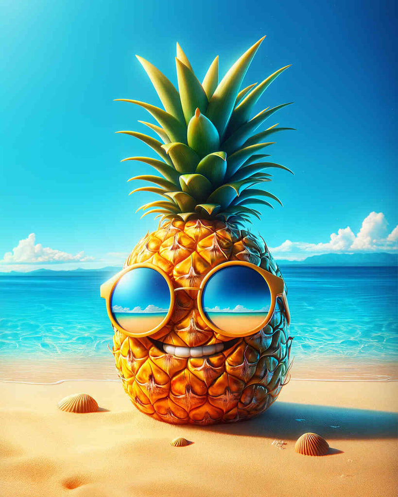 Paint by Numbers - Pineapple takes a vacation