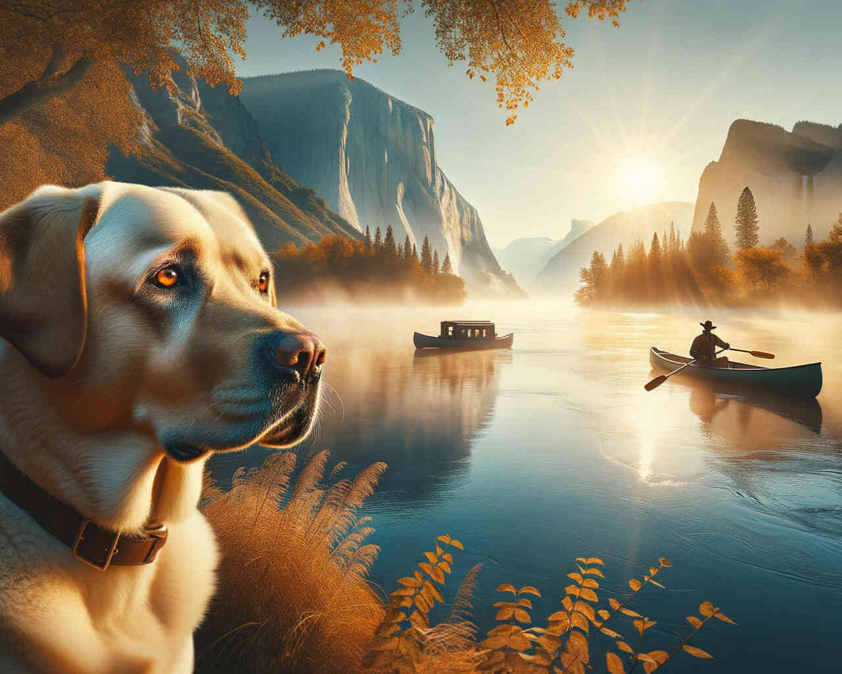 Paint by Numbers - Dog on the river