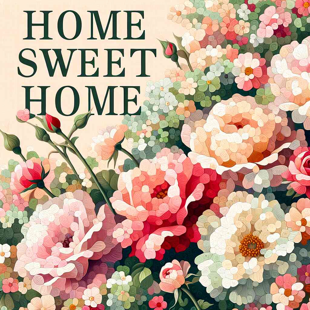 Paint by Numbers - Home Sweet Home Flowers