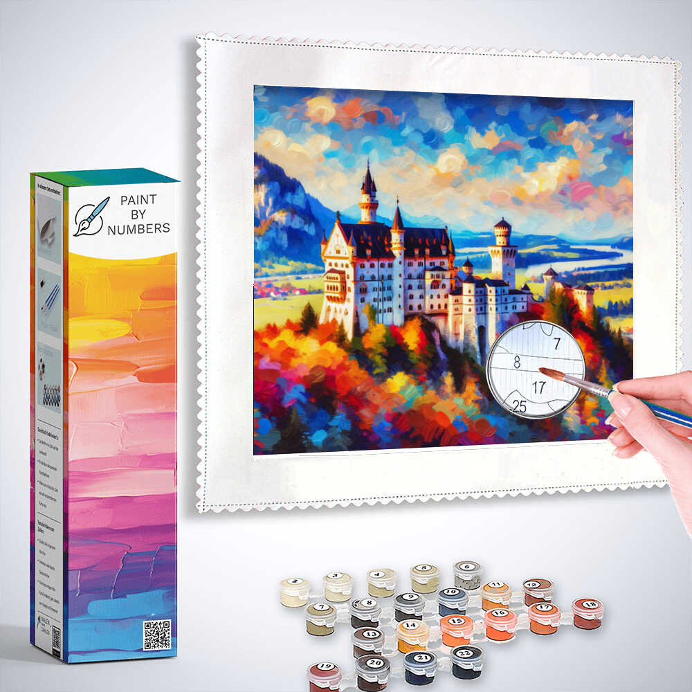 Paint by Numbers - Color Magic Castle Dream – DIY Paint by Numbers