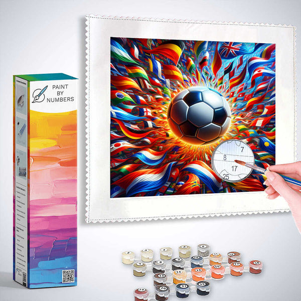 Paint by Numbers - Soccer world