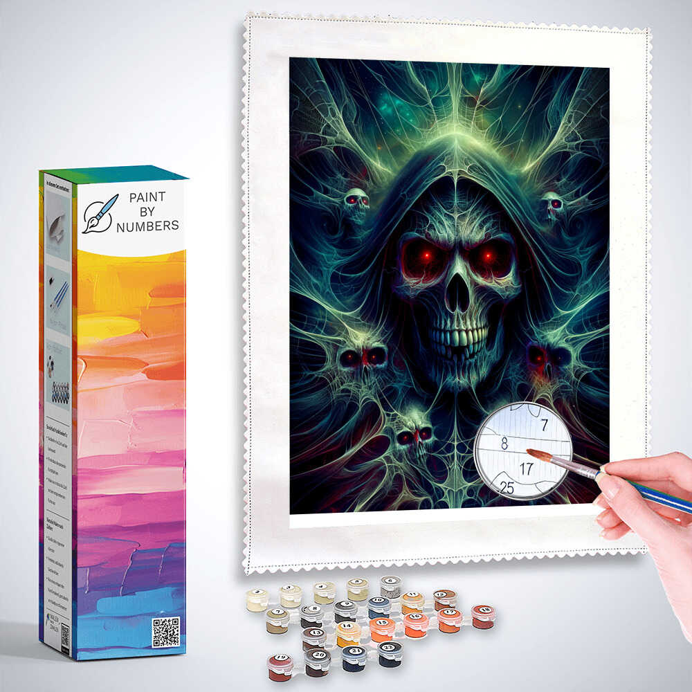 Paint by Numbers - Skull Vampire