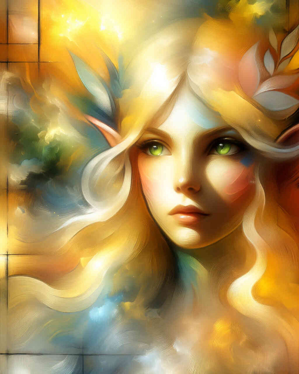 Paint by Numbers - Blonde elf