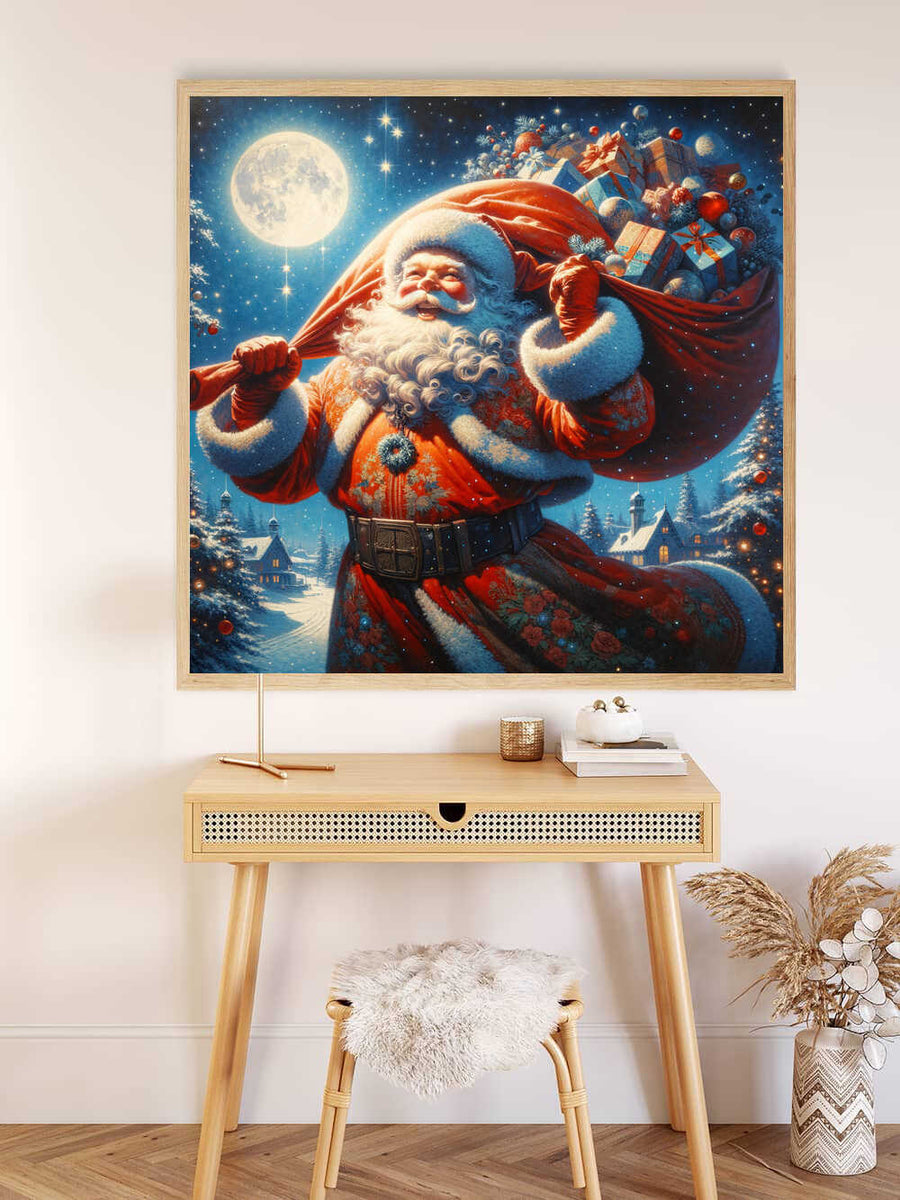 Paint by Numbers - Santa with Gifts