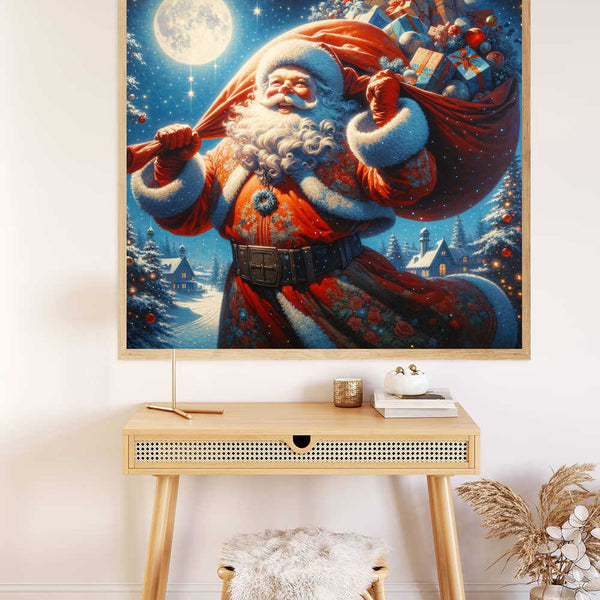 Paint by Numbers - Santa with Gifts