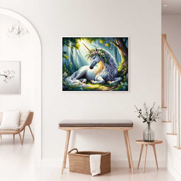 Unicorn in the forest - Paint by Numbers