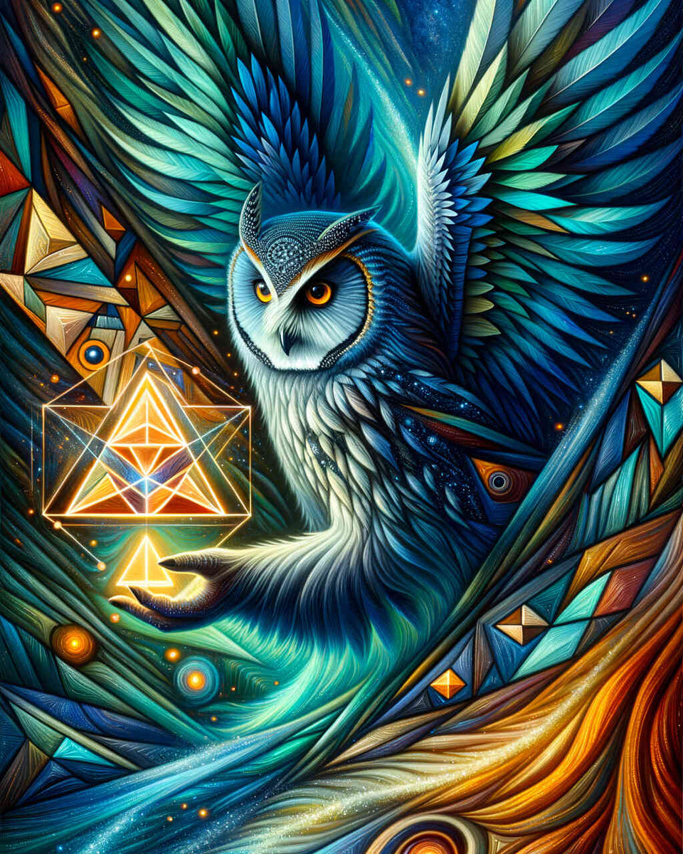 Paint by Numbers - Owl with Anhander