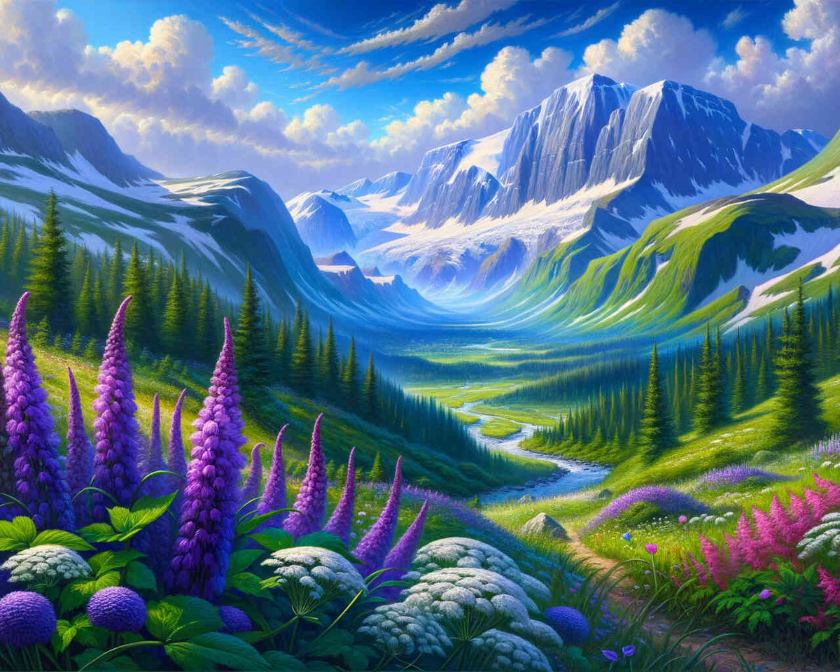 Paint by Numbers - Hiking tour