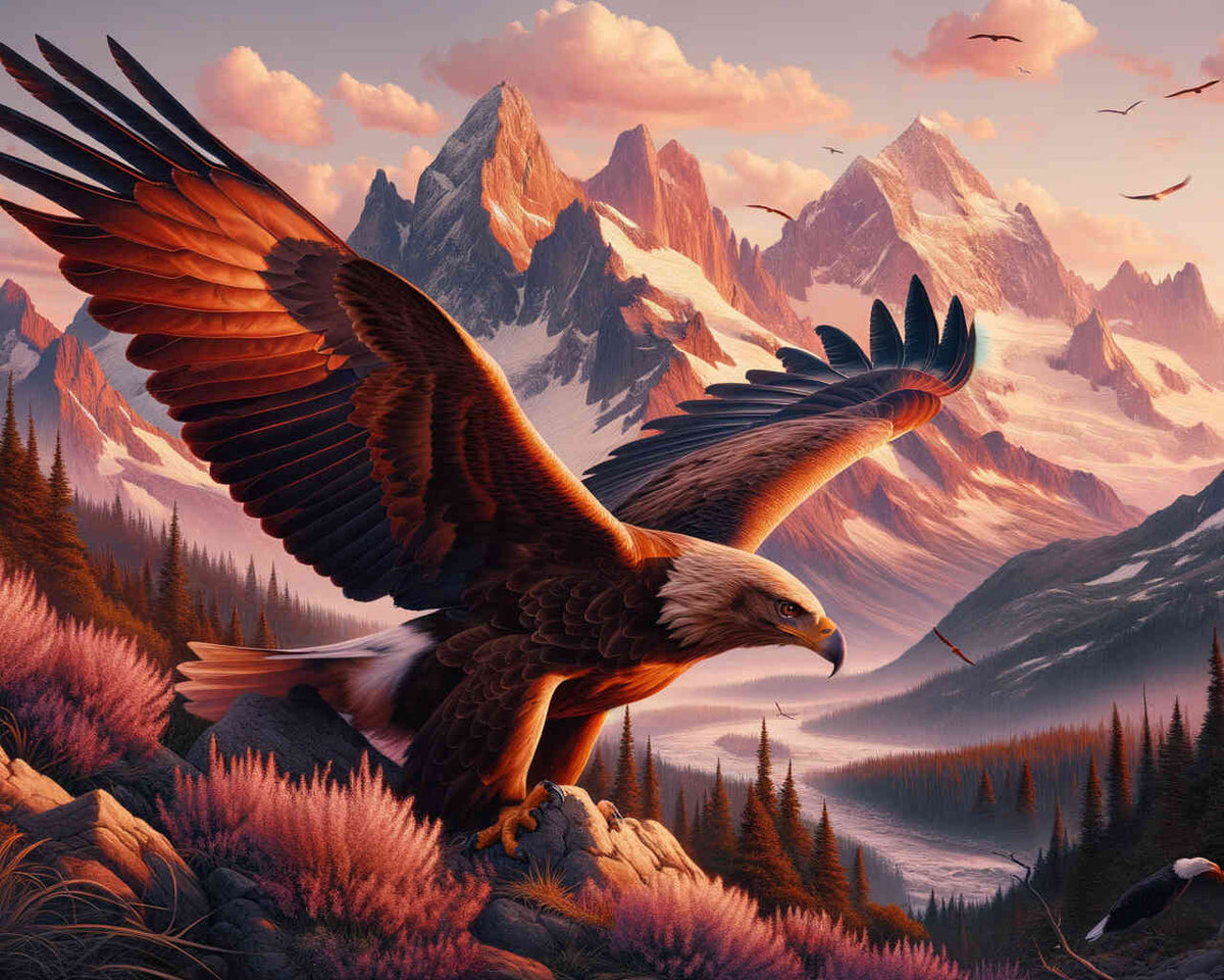 Paint by Numbers - Majestic eagle