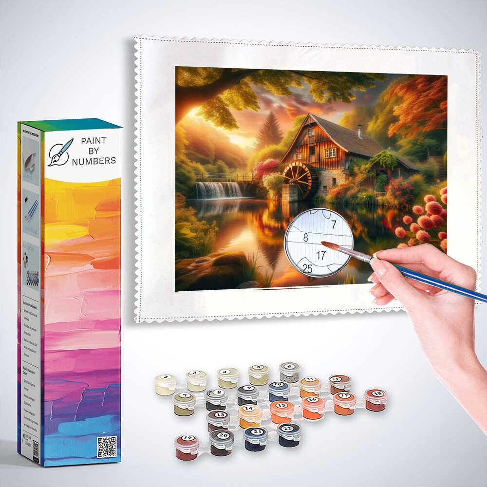 Paint by Numbers - Water Muhle