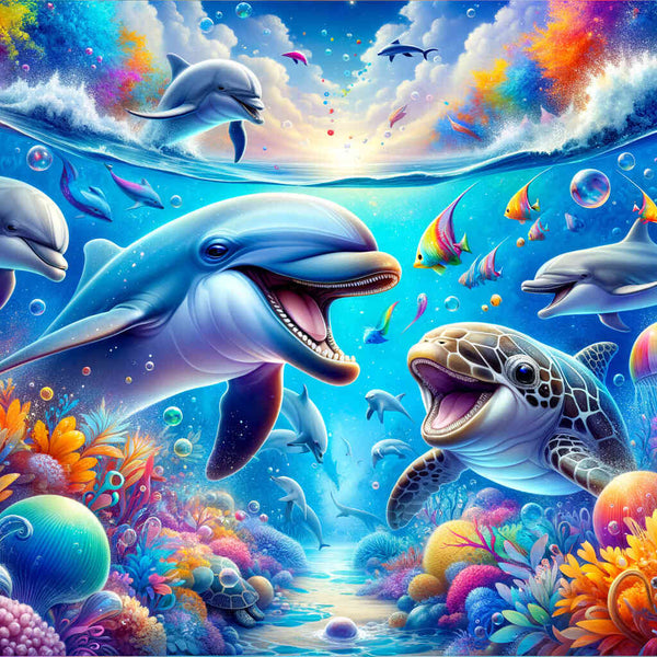 Paint by Numbers - Marine animal friends