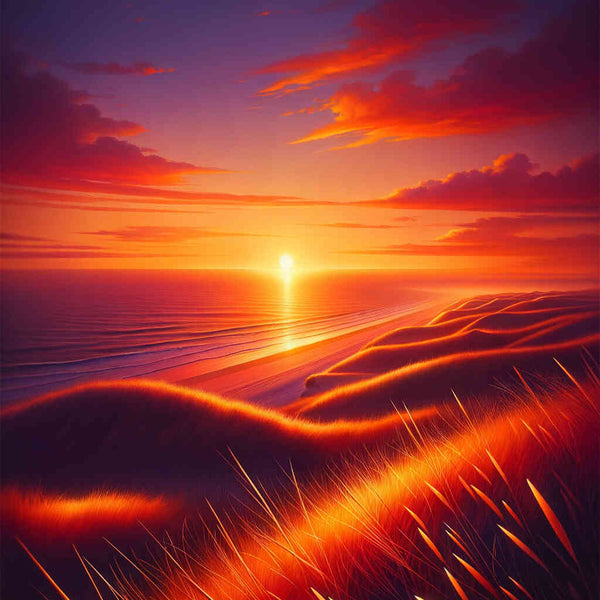 Paint by Numbers - Sunset, dunes