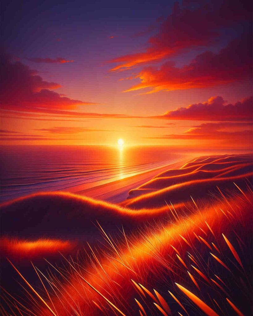 Paint by Numbers - Sunset, dunes