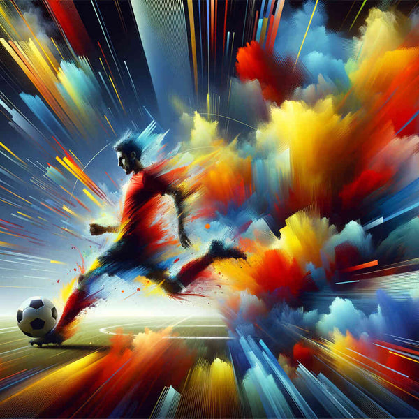 Paint by Numbers - Football, abstract