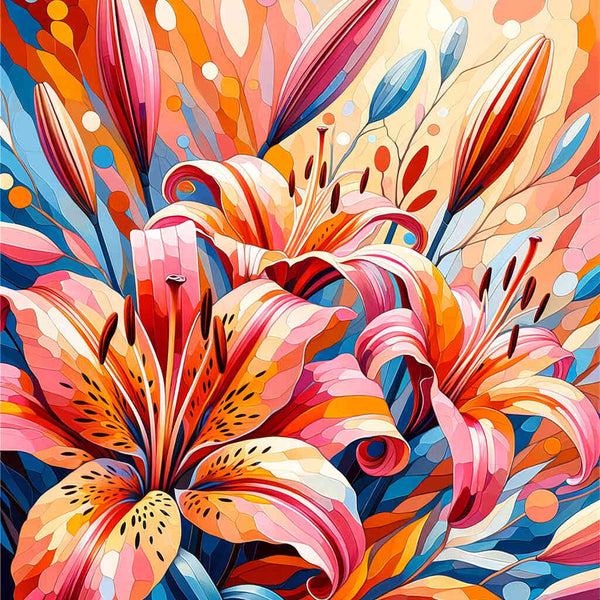 Paint by Numbers - Tropical Flowers