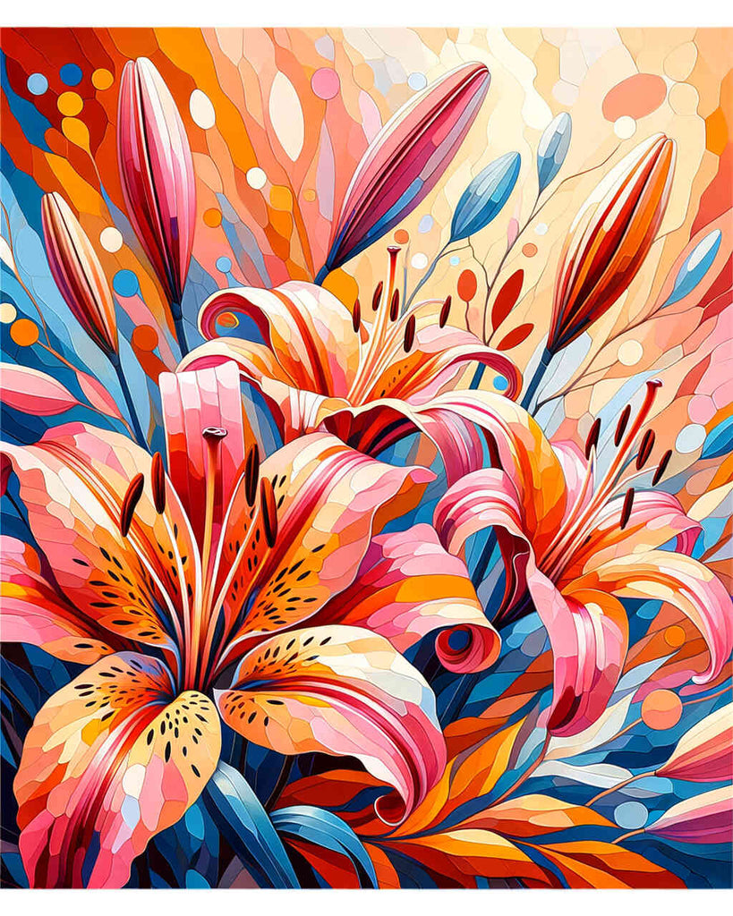 Paint by Numbers - Tropical Flowers