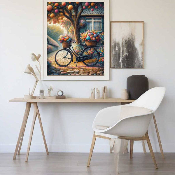 Paint by Numbers - Flower Bike
