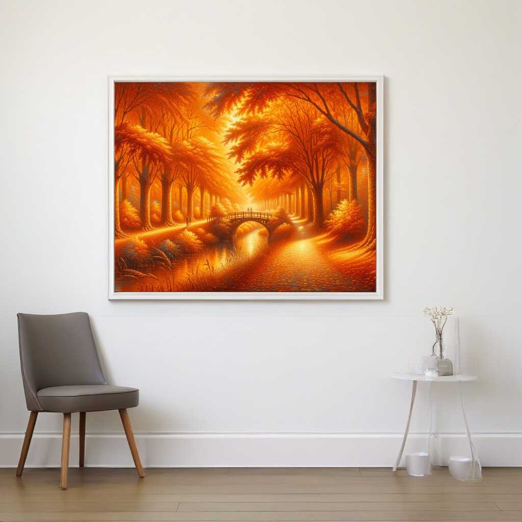Paint by Numbers - Autumn walk, Orange