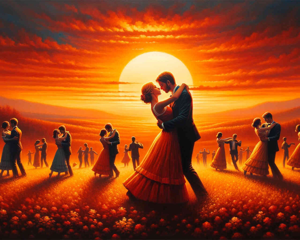 Couple in the sunset - Paint by Numbers