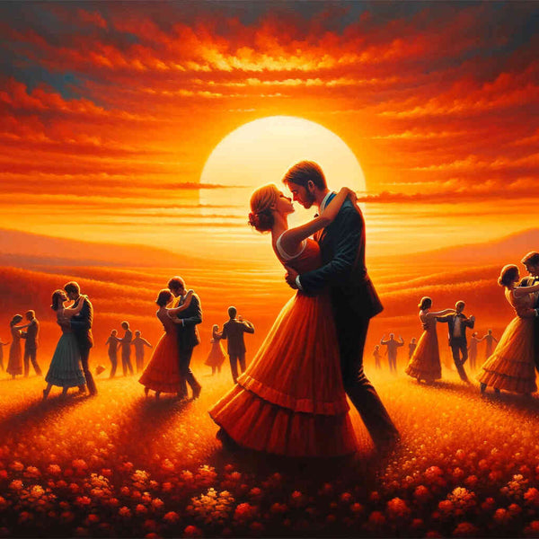 Couple in the sunset - Paint by Numbers
