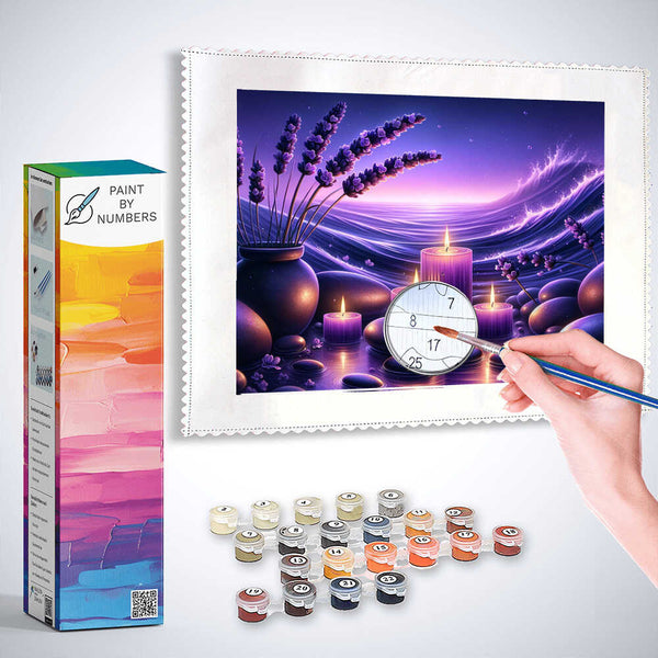 Paint by Numbers - Purple Relaxation Candles
