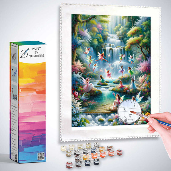 Paint by Numbers - Fairy Tale World Waterfall