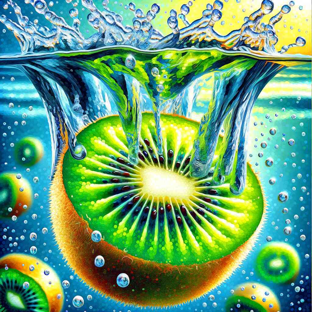 Paint by Numbers - Kiwi in Water