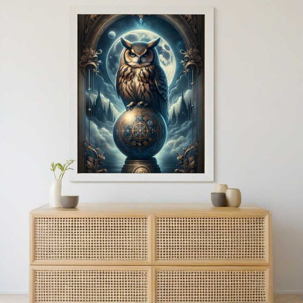 Paint by Numbers - Owl with Chain