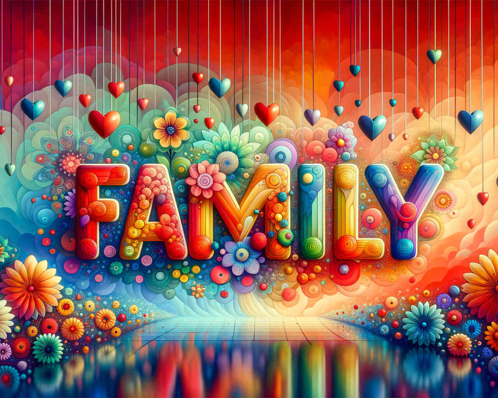 Paint by Numbers - Family, Colorful