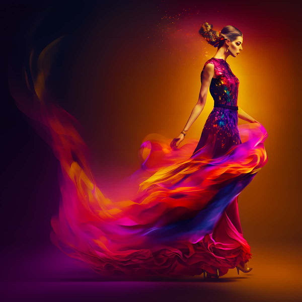 AB Diamond Painting - Schleierkleid - gedruckt in Ultra-HD - AB Diamond, Abstrakt, Menschen, Neu eingetroffen, Quadratisch
