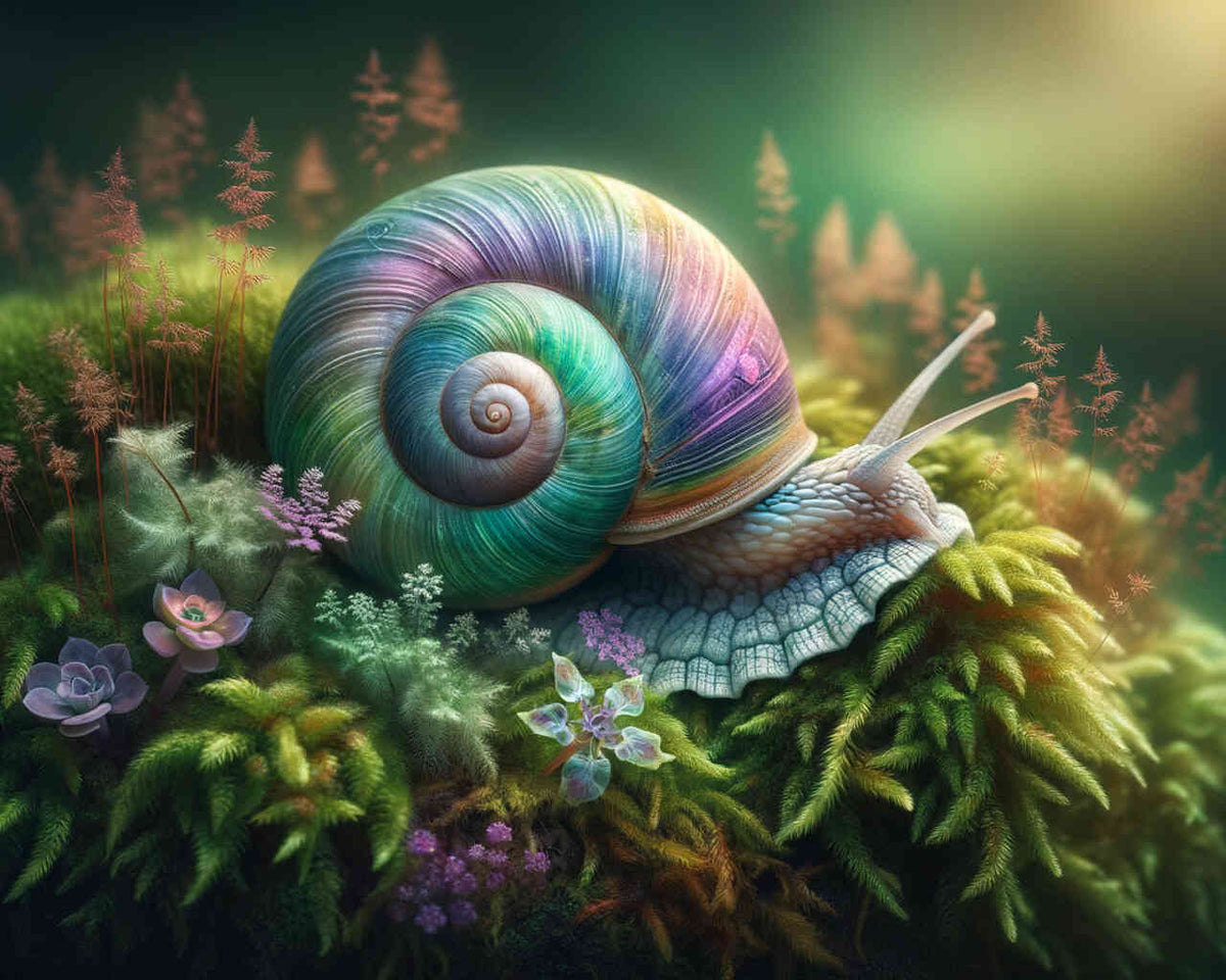 Paint by Numbers - Wood snail