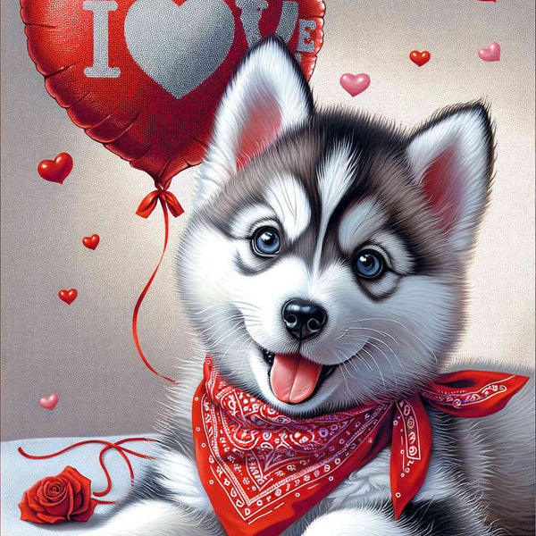 Paint by Numbers - Husky love
