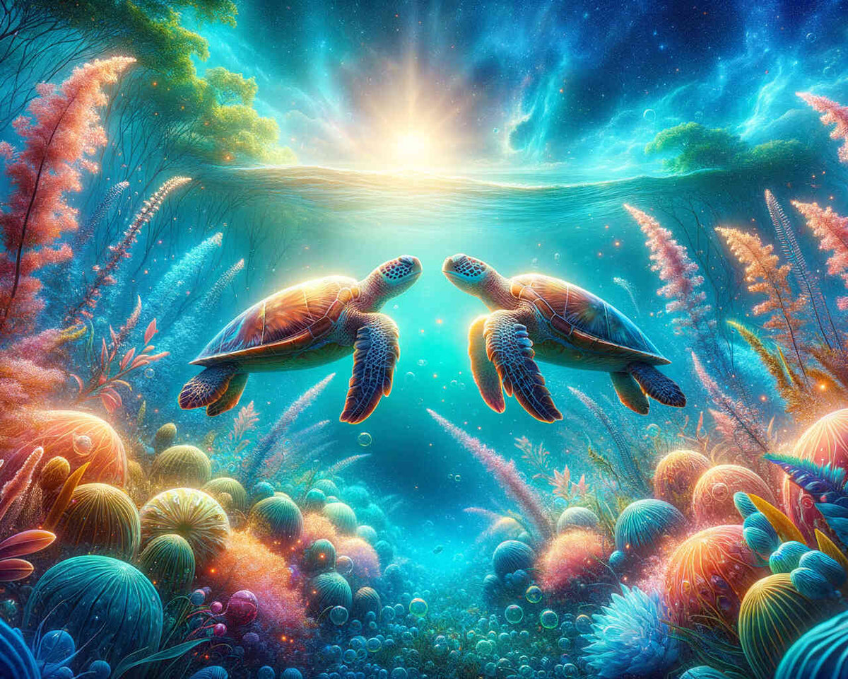 Paint by Numbers - Turtle Love