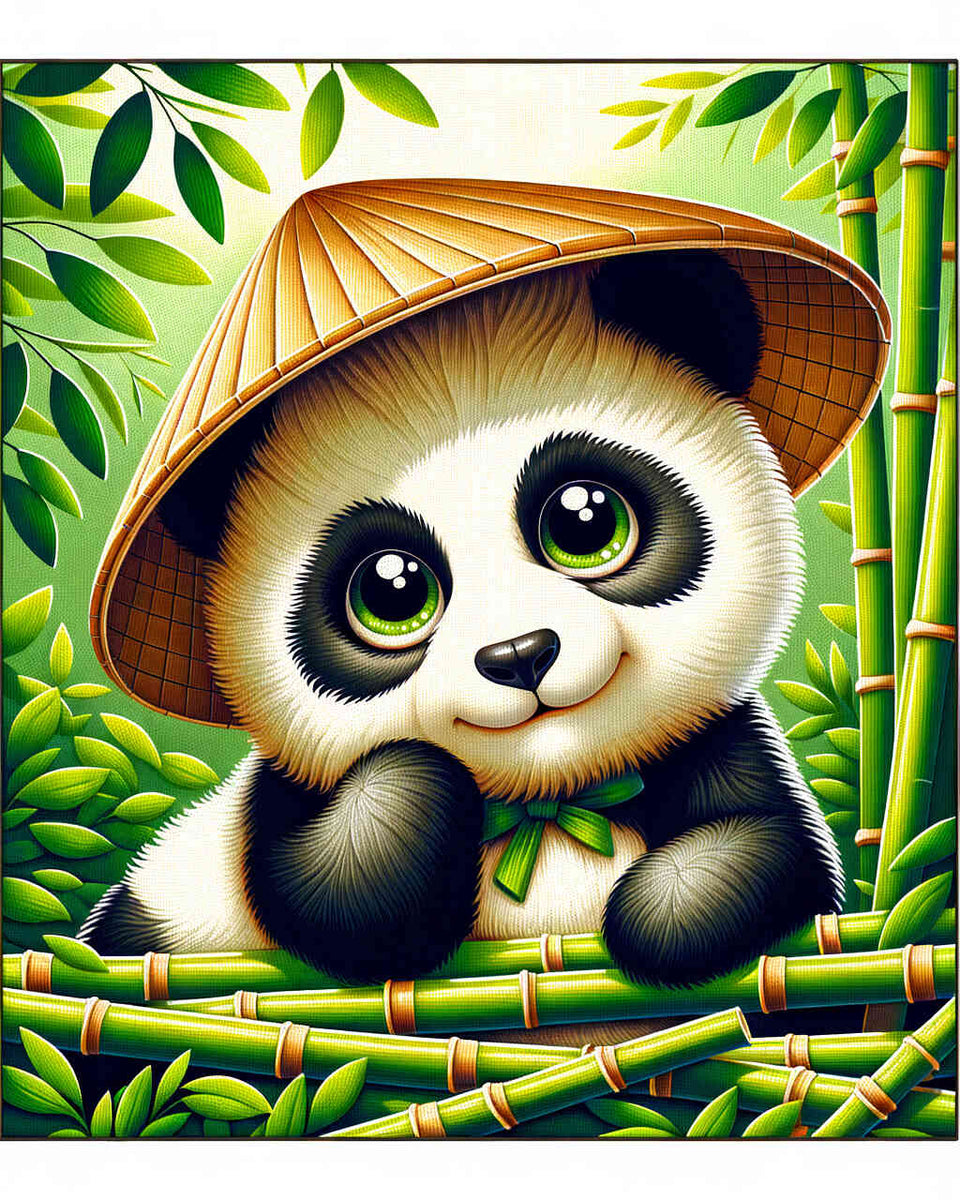 Paint by Numbers - Little Panda