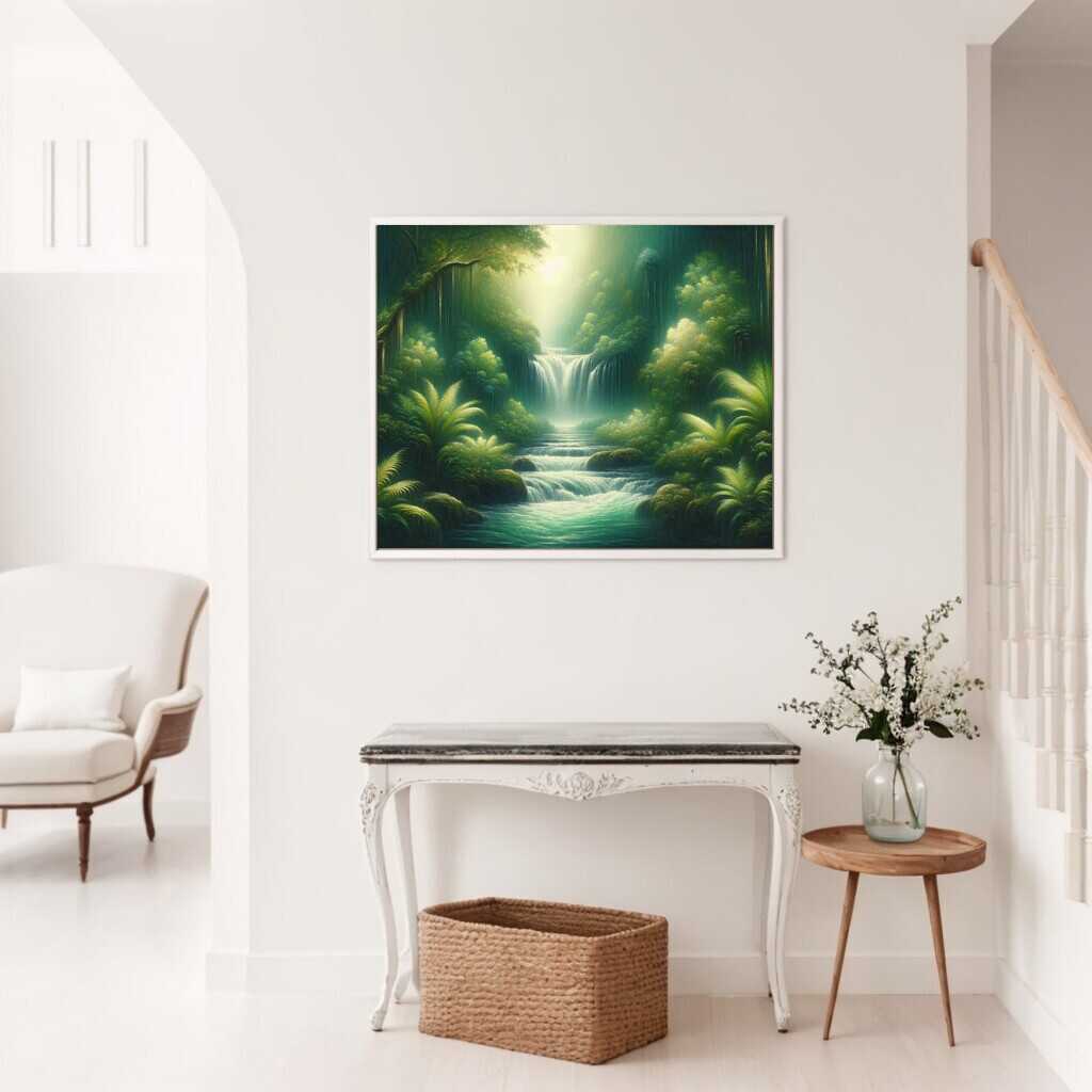 Paint by Numbers - Waterfall in the Urwald