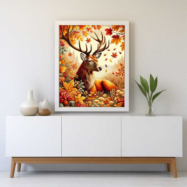 Deer in autumn - Paint by Numbers
