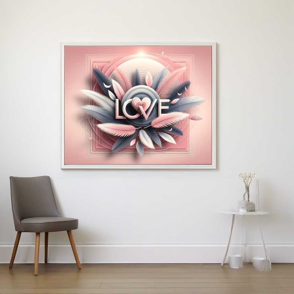 Paint by Numbers - Love in Pink