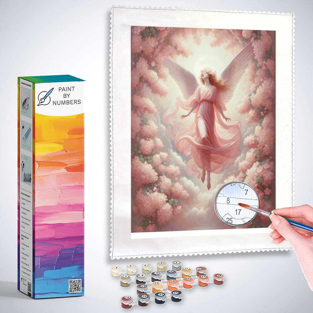 Paint by Numbers - Pink angel