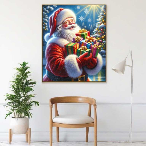 Paint by Numbers - Gift Wrapped Santa