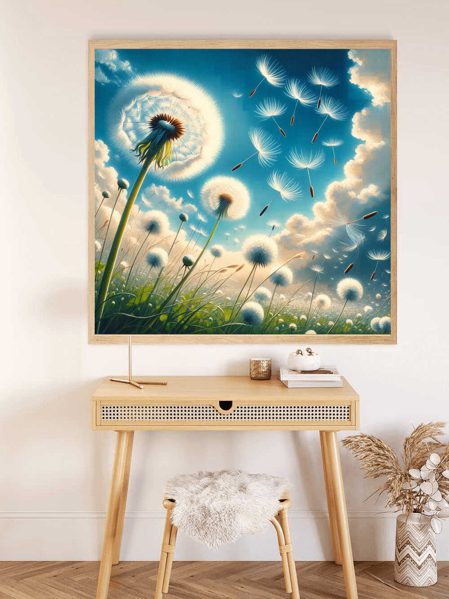 Paint by Numbers - Dandelion Blue Sky