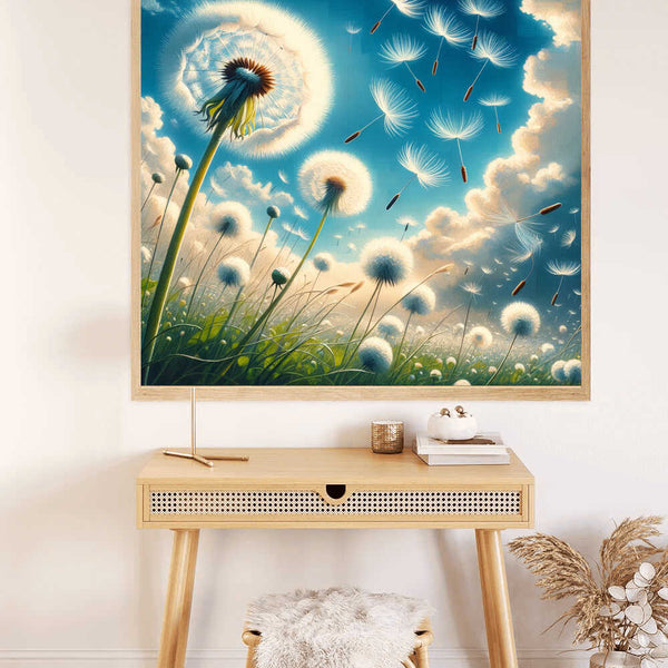 Paint by Numbers - Dandelion Blue Sky