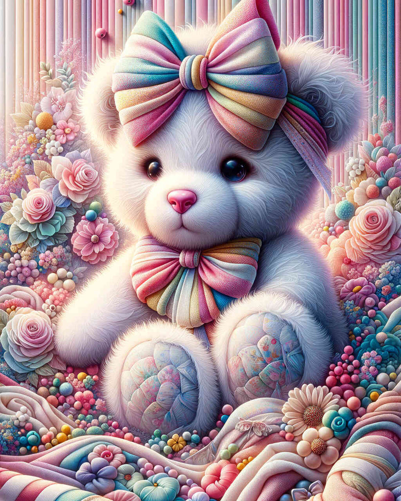 Paint by Numbers - Teddy with Loop