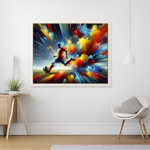 Paint by Numbers - Football, abstract
