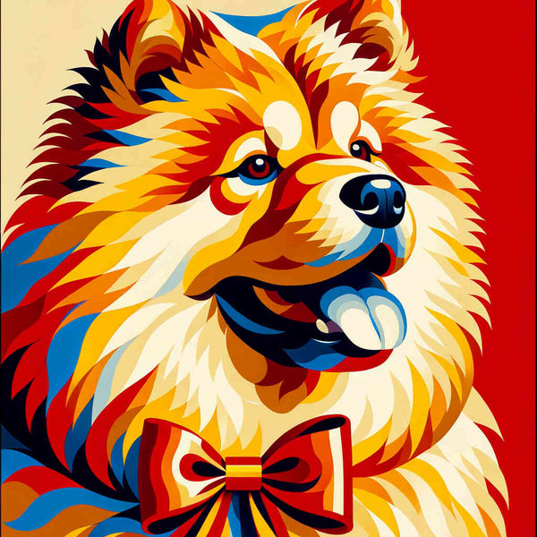 Paint by Numbers - Chow Chow, Portrait