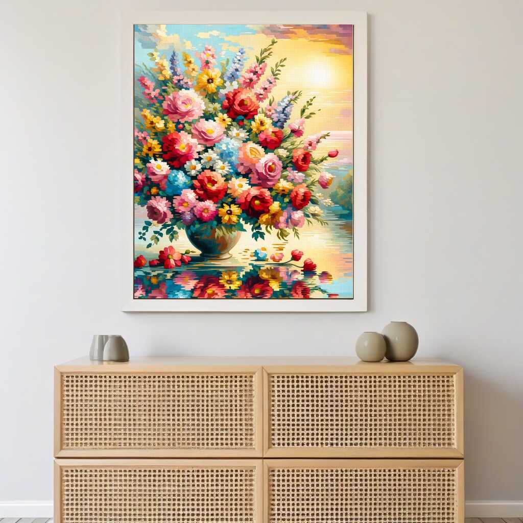 Paint by Numbers - Colorful bouquet of flowers
