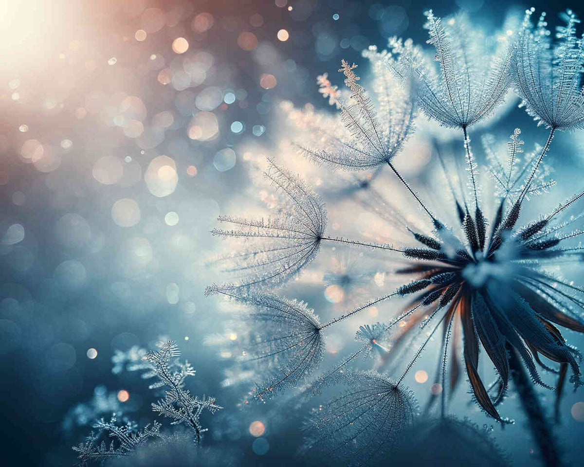 Paint by Numbers - Blue Ice Crystal Dandelion