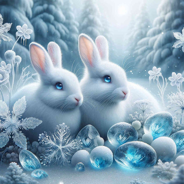 Paint by Numbers - Ice rabbit