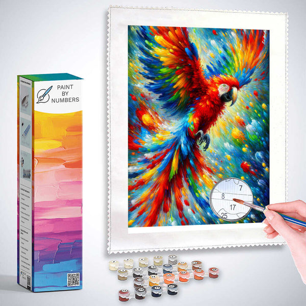 Paint by Numbers - Parrot Paint